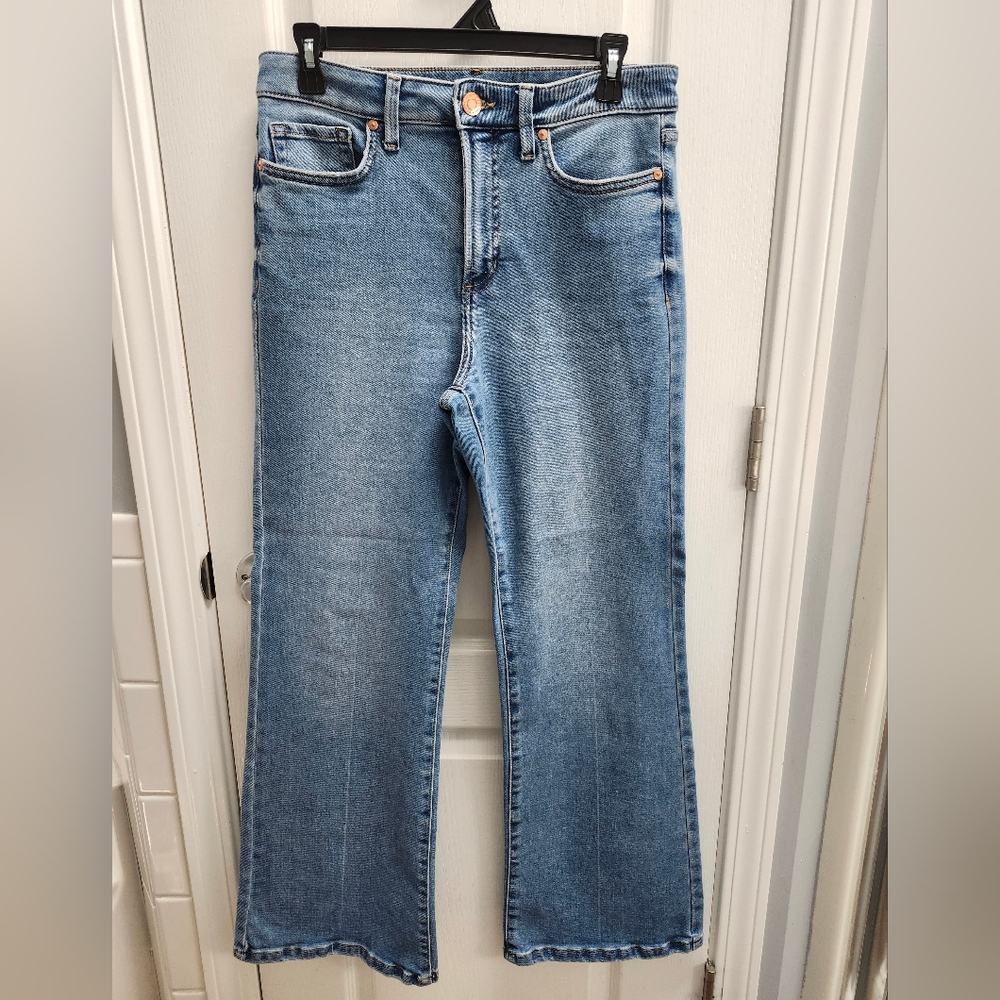 LC Lauren Conrad Flare Blue Jeans